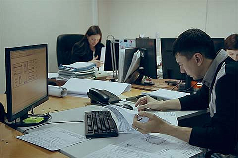 Работа конструкторского отдела
